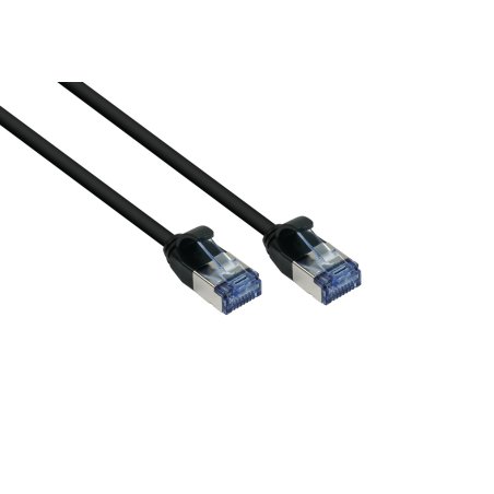 Alcasa 8060-HS005S networking cable Black 0.5 m Cat6a U/FTP (STP)