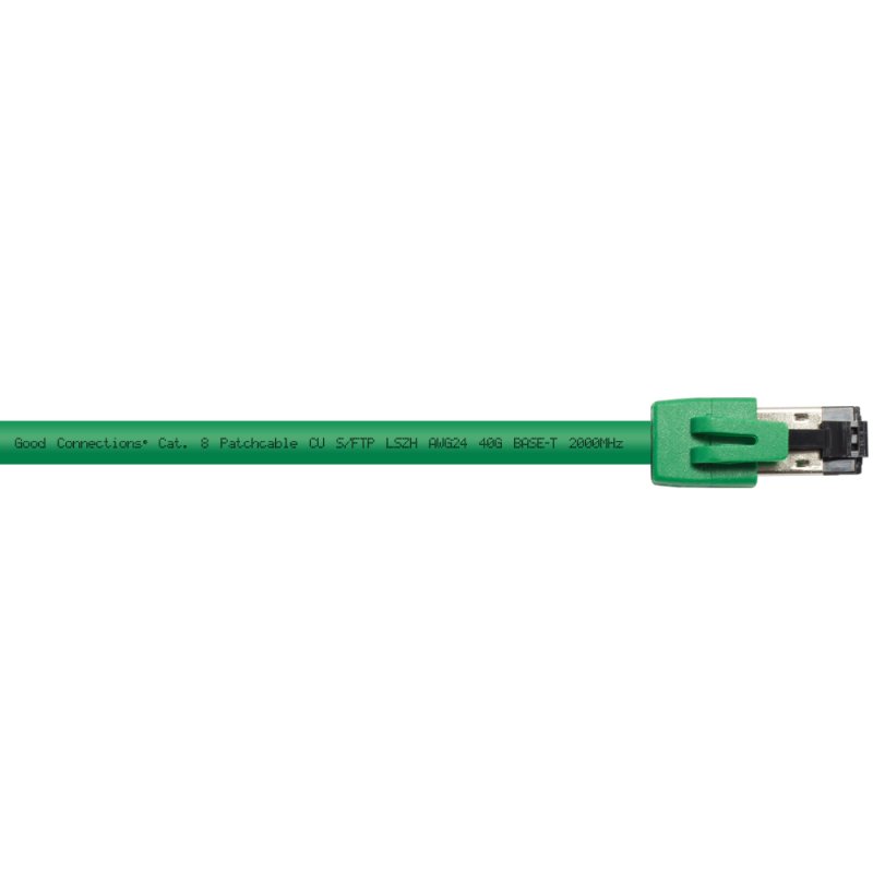 Alcasa 8080-015G câble de réseau Vert 1,5 m Cat8.1 S/FTP (S-STP)
