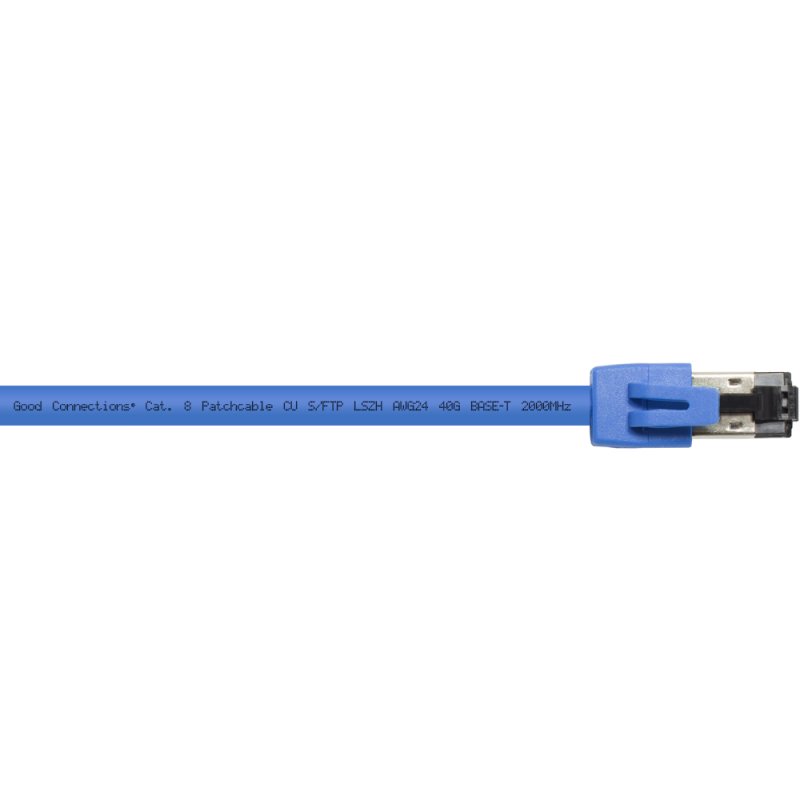Alcasa 8080-020B networking cable Blue 2 m Cat8.1 S/FTP (S-STP)