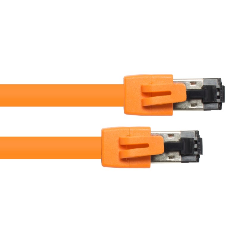Alcasa 8080-010O networking cable Orange 1 m Cat8.1 S/FTP (S-STP)