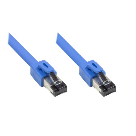 Alcasa 8080-005B câble de réseau Bleu 0,5 m Cat8.1 S/FTP (S-STP)