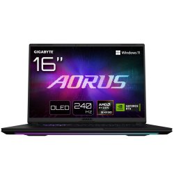 GIGABYTE AORUS MASTER 16 6YJM5DEE65SP laptop AMD Ryzen™ 9 9955HX3D Ordinateur portable 40,6 cm (16") WQXGA 32 Go