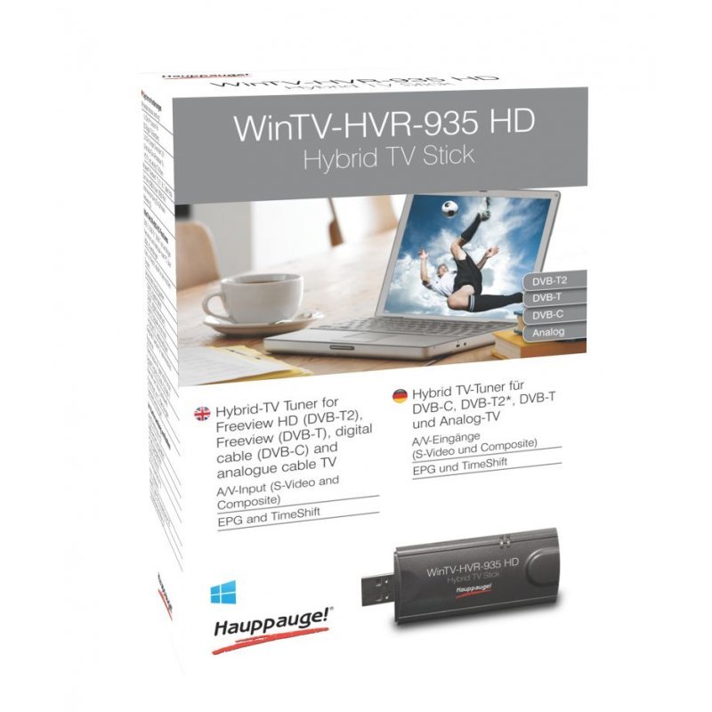 Hauppauge WinTV-HVR-935HD Analogique, DVB-C, DVB-T, DVB-T2 USB
