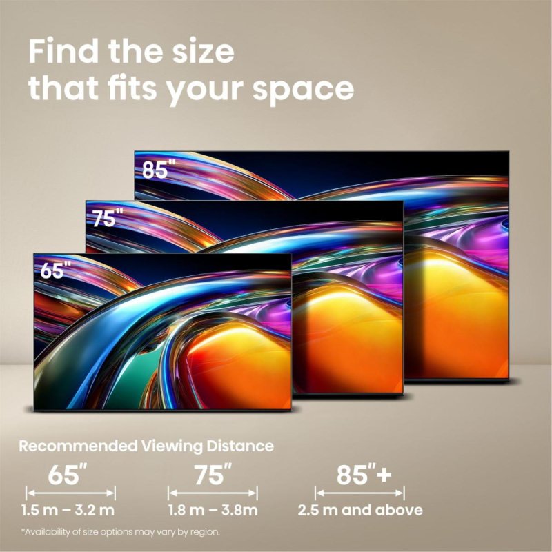 Hisense 65UR9DS 165.1 cm (65") 4K Ultra HD Smart TV Wi-Fi Black