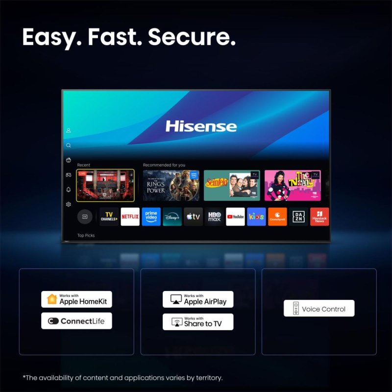 Hisense 100Q7S PRO 2.54 m (100") 4K Ultra HD Smart TV Wi-Fi Black