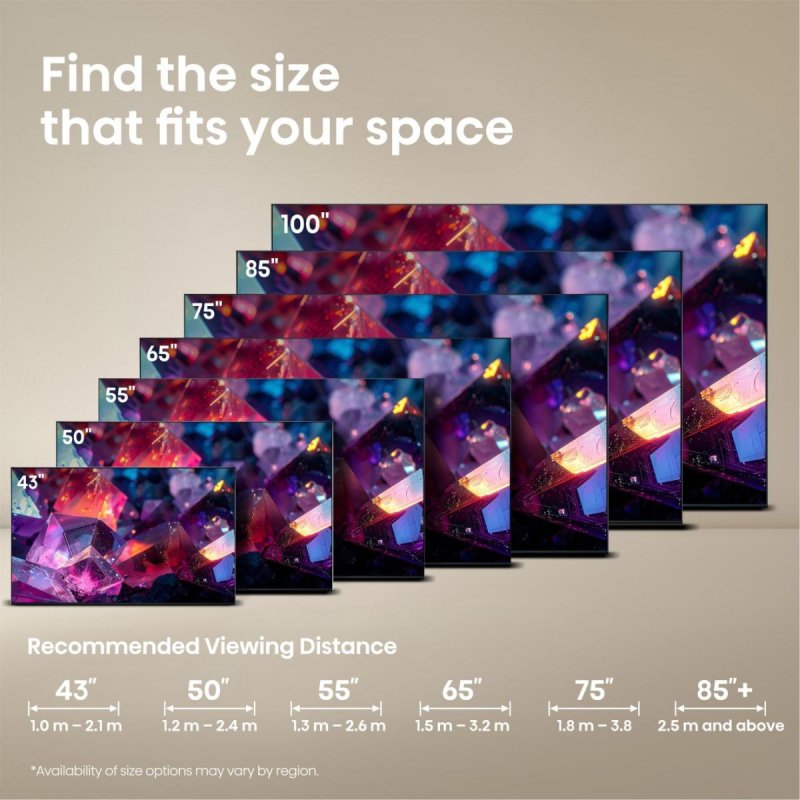 Hisense 100Q7S PRO 2,54 m (100") 4K Ultra HD Smart TV Wifi Noir