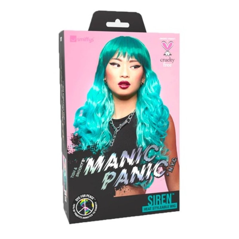 Manic Panic Mermaid Ombre Siren Wig Bluegreen Color