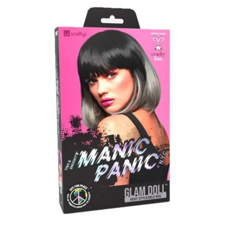 Manic Panic Alien Grey Ombre Glam Doll Wig