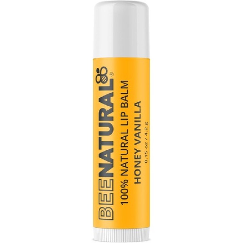 Bee Natural 100% Natural Moisturising Lip Balm Honey Vanilla Flavour 42g