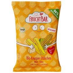 Fruchtbar Organic Crunchy Sticks Corn Cheese Suitable For Babies From 12 Months