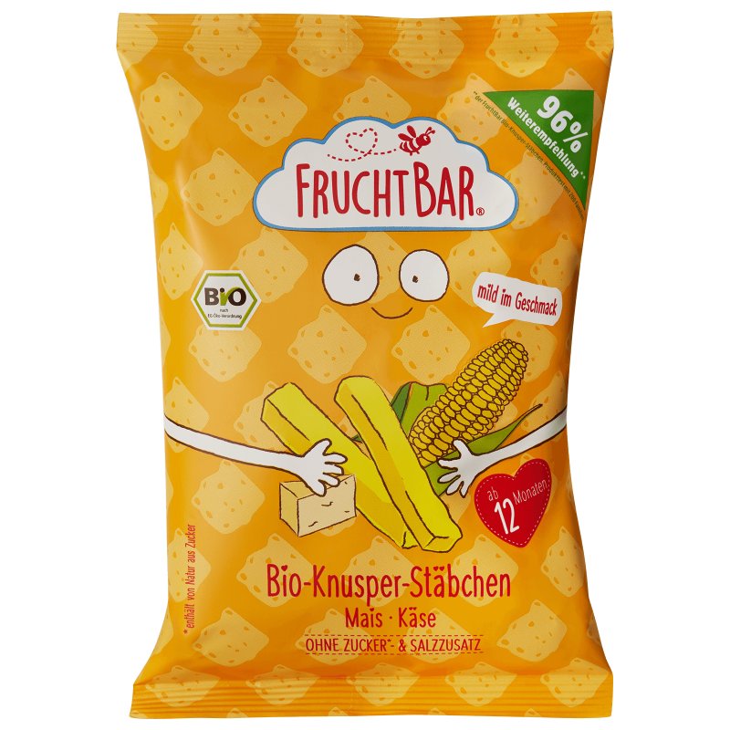 FruchtBar Bio Knusper Stäbchen Barres de snacks