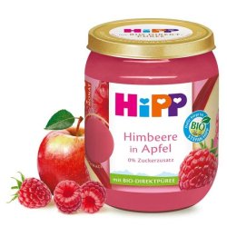Hipp Bio Raspberry In Apple 160g