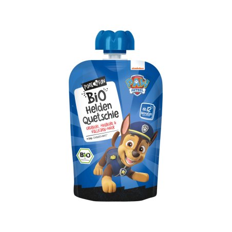 PURE&FUN 15294 fruit puree Apple, Banana, Raspberry, Strawberry 100 g