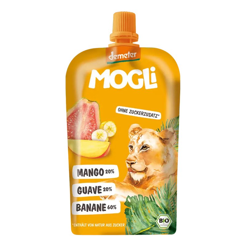 Mogli Pouch Mango Guava 120 g 1 pièce(s)