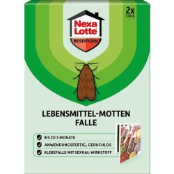 Nexa Lotte Food Moth Trap Odourless Insecticide-Free Adhesive Trap - Pack of 2
