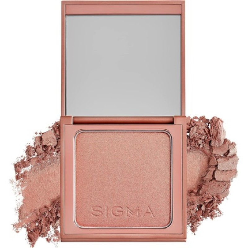 Sigma Beauty Peachy Gold Metallic Blush Palette Long Lasting Pressed Blush