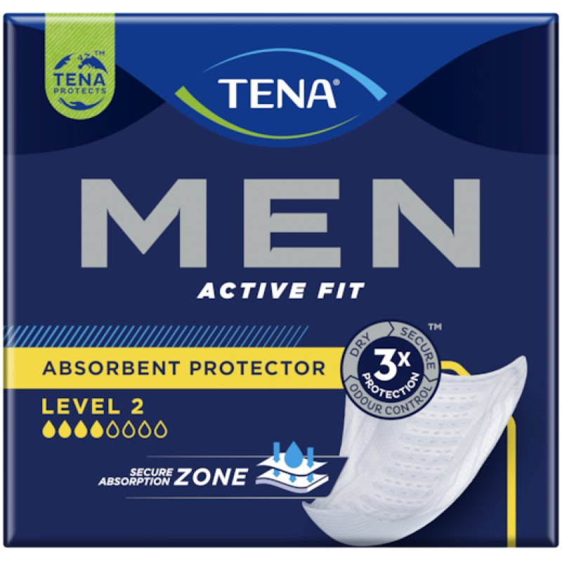 Tena Men's Incontinence Protection Active Level 2