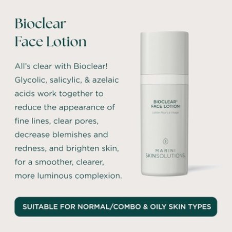 Marini Skinsolutions Bioclear Face Lotion Triple Acid Resurfacing Product