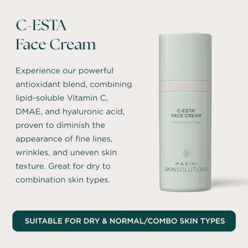 Marini Skinsolutions Cesta Face Cream Lifts, Firms & Protects with Vitamin C