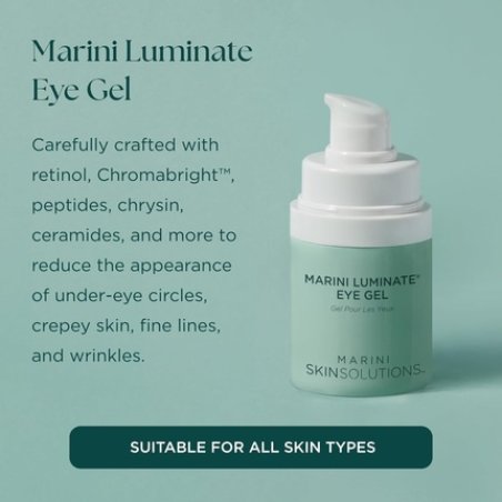 Marini Skinsolutions Luminate Eye Gel Reduces Appearance of Dark Circles