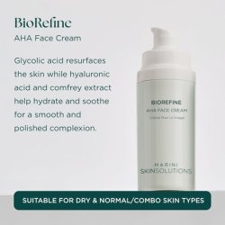 Marini Skinsolutions Biorefine AHA Face Cream Resurfaces, Hydrates & Smooths