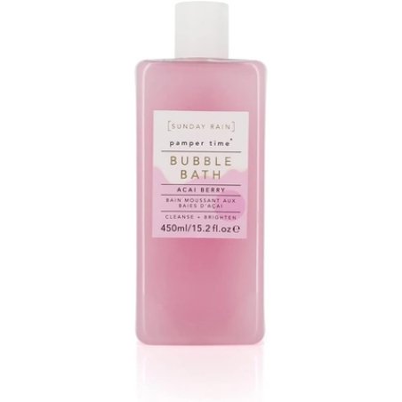 Sunday Rain Pamper Time Nourishing Luxury Brightening Tropical Bubble Bath with Vitamin Rich Acai Berry Extract 450ml