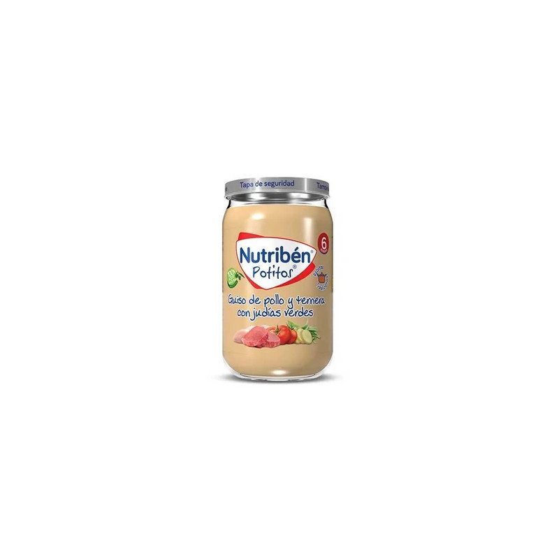 Nutriben Nutribn Potito Chicken Beef And Green Beans 235g