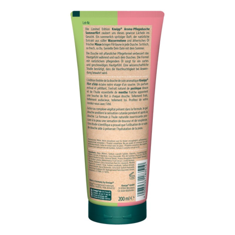 Kneipp Plant Shower Summer Flowers Refreshing Body Wash