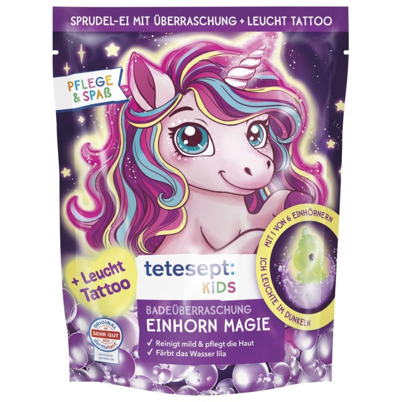 Tetesept Kids Bath Foam Unicorn Magic