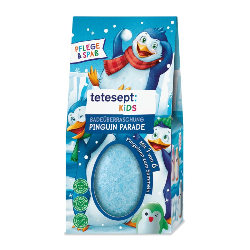 Tetesept Kids Bath Foam Penguin Fun Bath Time Experience For Kids
