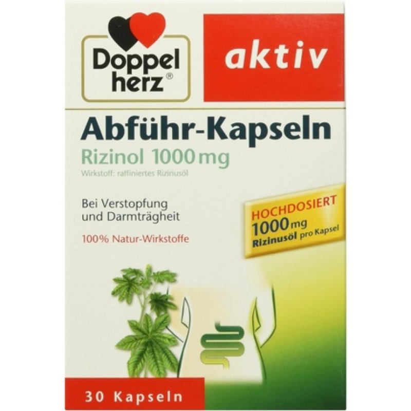 Doppelherz Laxative Capsules Castor Oil