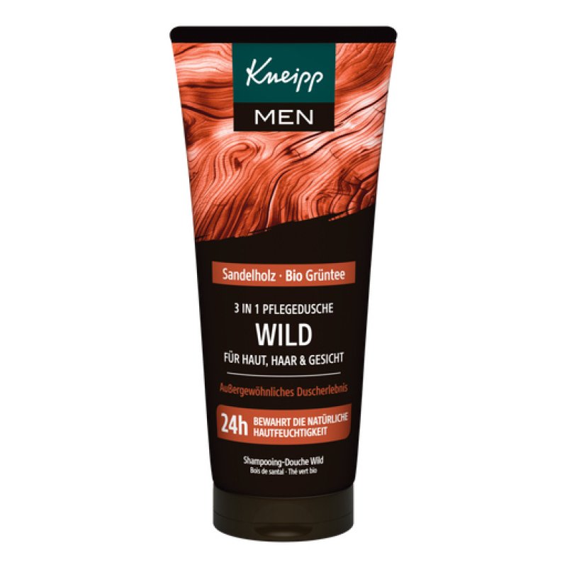 Kneipp Men Shower Wild 200ml Tube Refreshing Shower Gel For Men