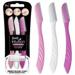 Wilkinson Sword Eyebrow Razor Shaper Facial Hair Remover and Trimmer - Pack of 3