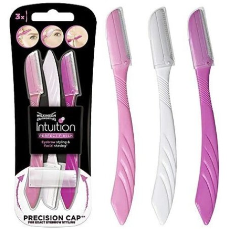 Wilkinson Sword Eyebrow Razor Shaper Facial Hair Remover and Trimmer - Pack of 3