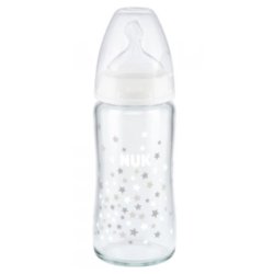 Nuk Glass Baby Bottle 240ml