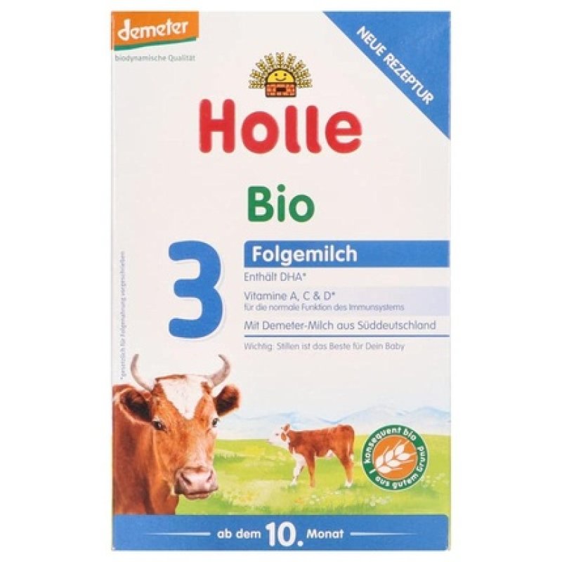 Holle Demeter Followon Milk 3 600g Pack