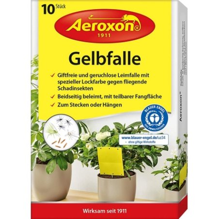 Aeroxon Yellow Fly Catcher Sticker