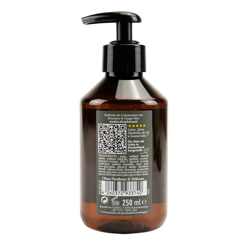 Jean & Len 2902101001 savon 250 ml Savon liquide 1 pièce(s)