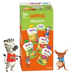 Hipp Hippis Squeeze Pouch 4pack Mix