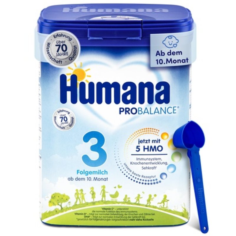 Humana Followon Milk 3 Probalance 5hmo Suitable For Infants From 12 Months