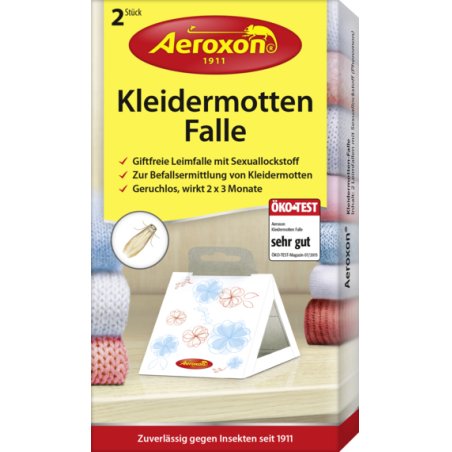 Aeroxon Kleidermotten-Falle Piège à mites Multicolore, Blanc