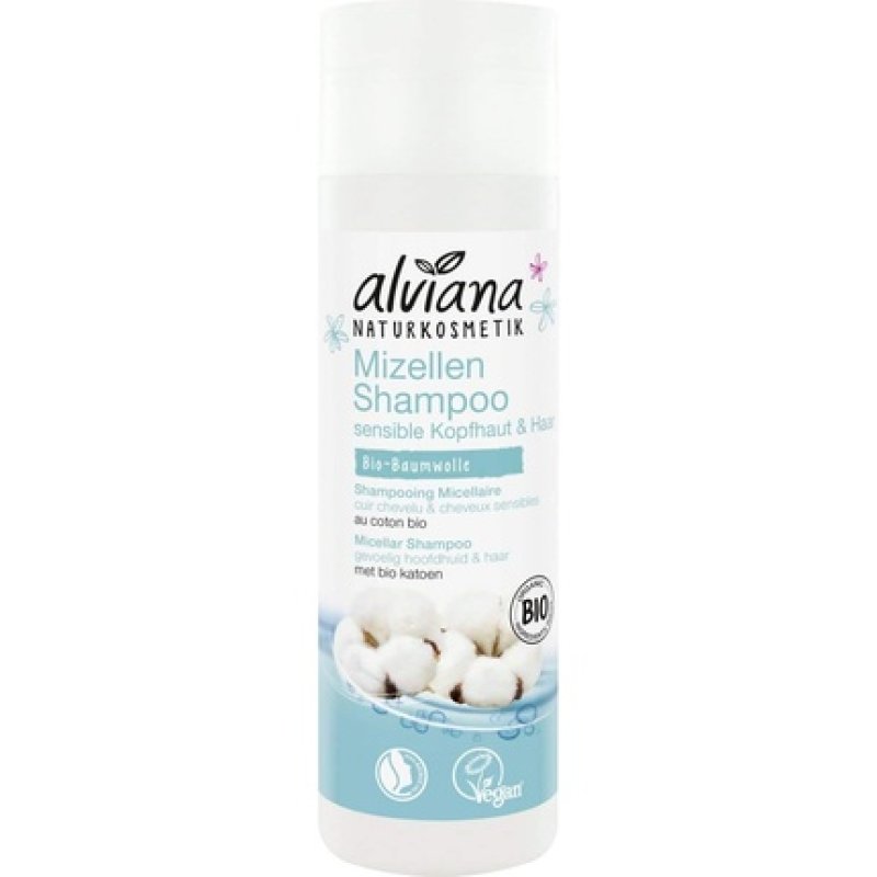 Alviana Organic Cotton Sensitive Hair Shampoo 200ml