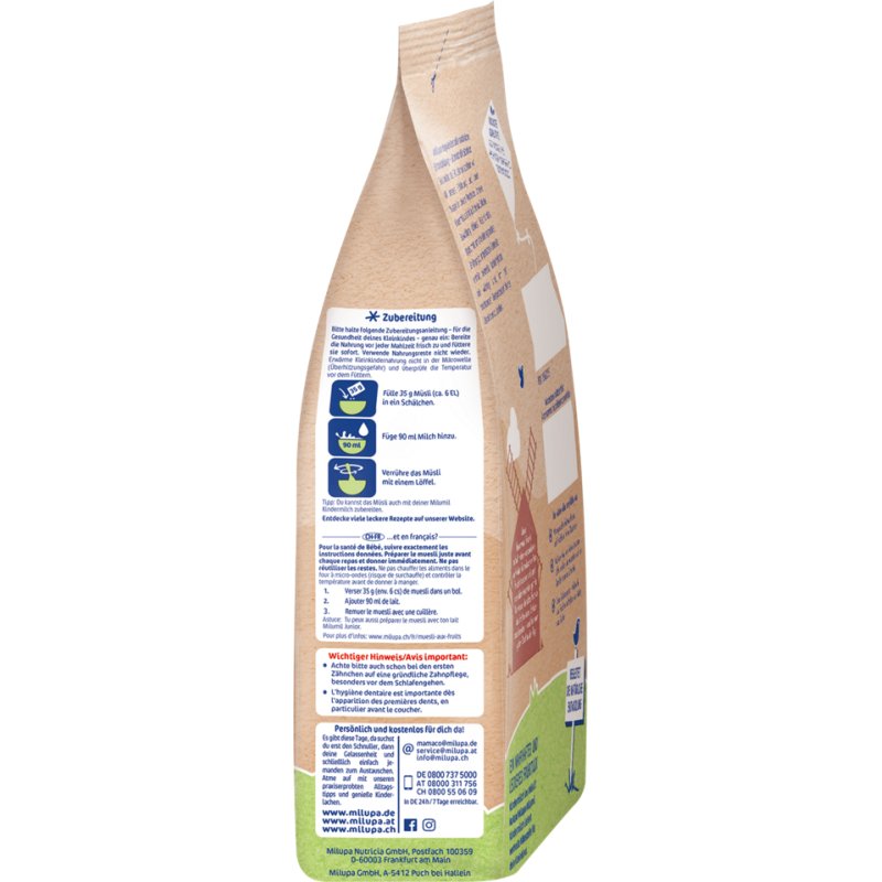 Milupa Muesli Fruits 13 Years 400g