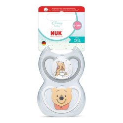 Nuk Pacifier Size 2 Winnie The Pooh First Pack
