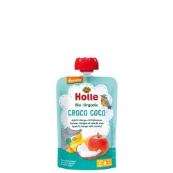 Holle 150204 compote de fruit Pomme, Noix de coco, Mango 100 g