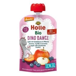 Pouchy Dino Dance Apple with Blueberry & Plum 100g
