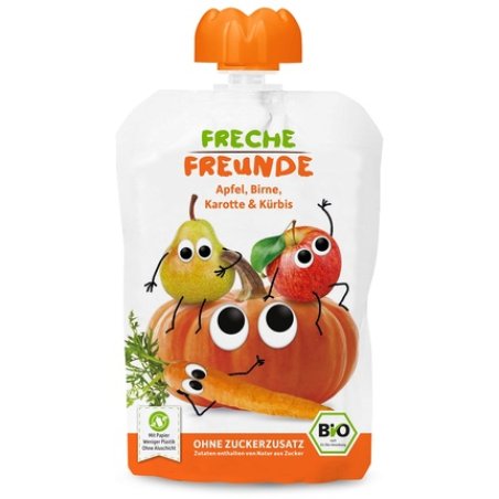 Ff Organic Puree Apple Pear Carrot & Pumpkin 100g