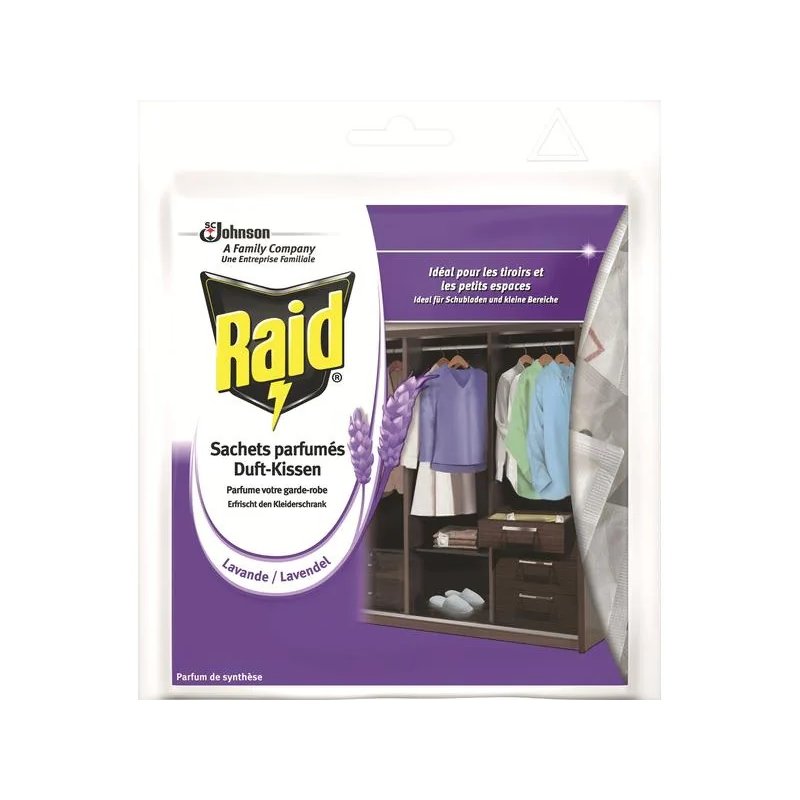 Raid Essentials Scented Cushion Lavender A Natural Way To Repel Pests