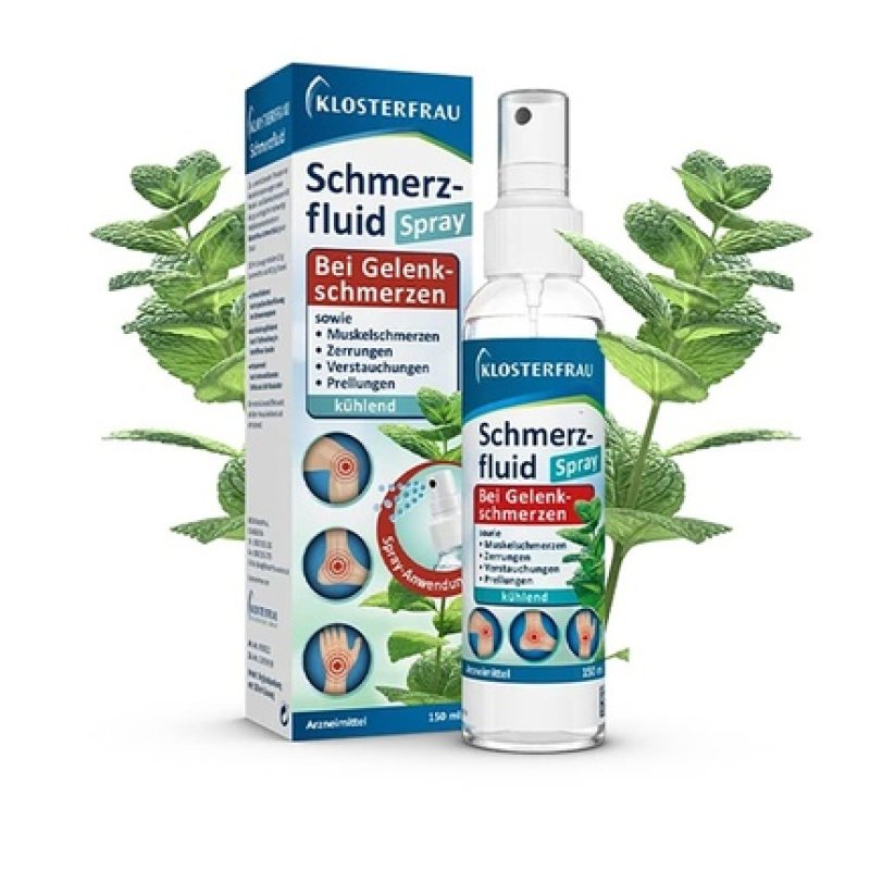 Klosterfrau Pain Fluid Spray for Joint and Muscle Pain 150ml