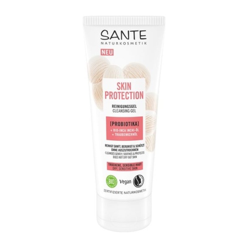 Sante Naturkosmetik Skin Protection Cleansing Gel with Probiotics Bio-Inca